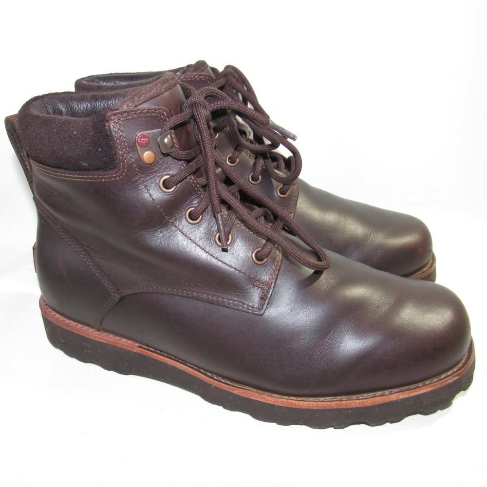 UGG Seton Size 10 M Brown Ankle Boots Mens C2A E6 - Picture 6 of 8